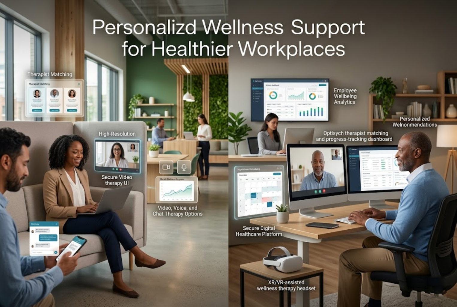 Personalized Wellness Support for Healthier Workplaces